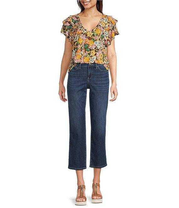 NYDJ Petite Size Relaxed Piper Crop Jeans Product Image