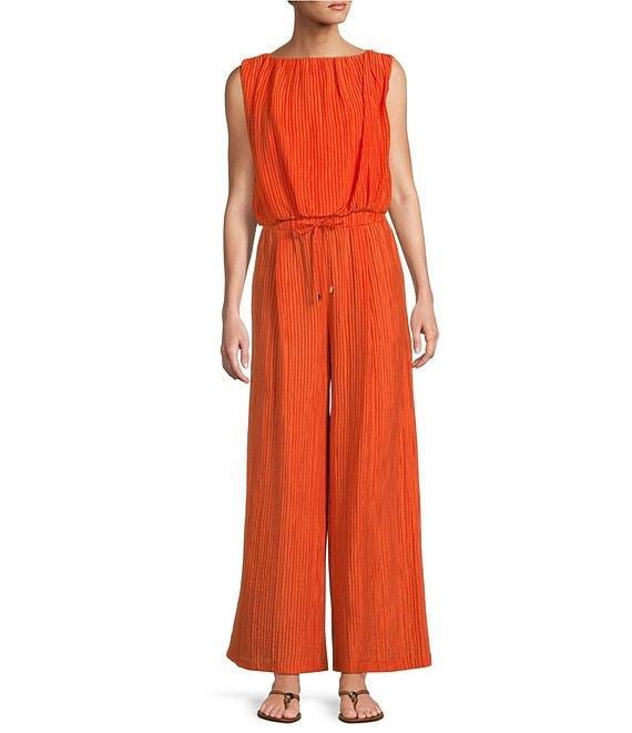 Antonio Melani Coordinating Harley Novelty Crinkle Wide Leg Pants Product Image