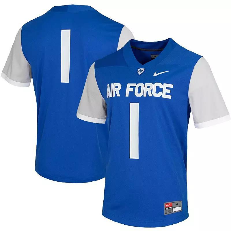 Men's Nike #1 Royal Air Force Falcons Untouchable Game Jersey, Size: Medium, Afa Blue Product Image