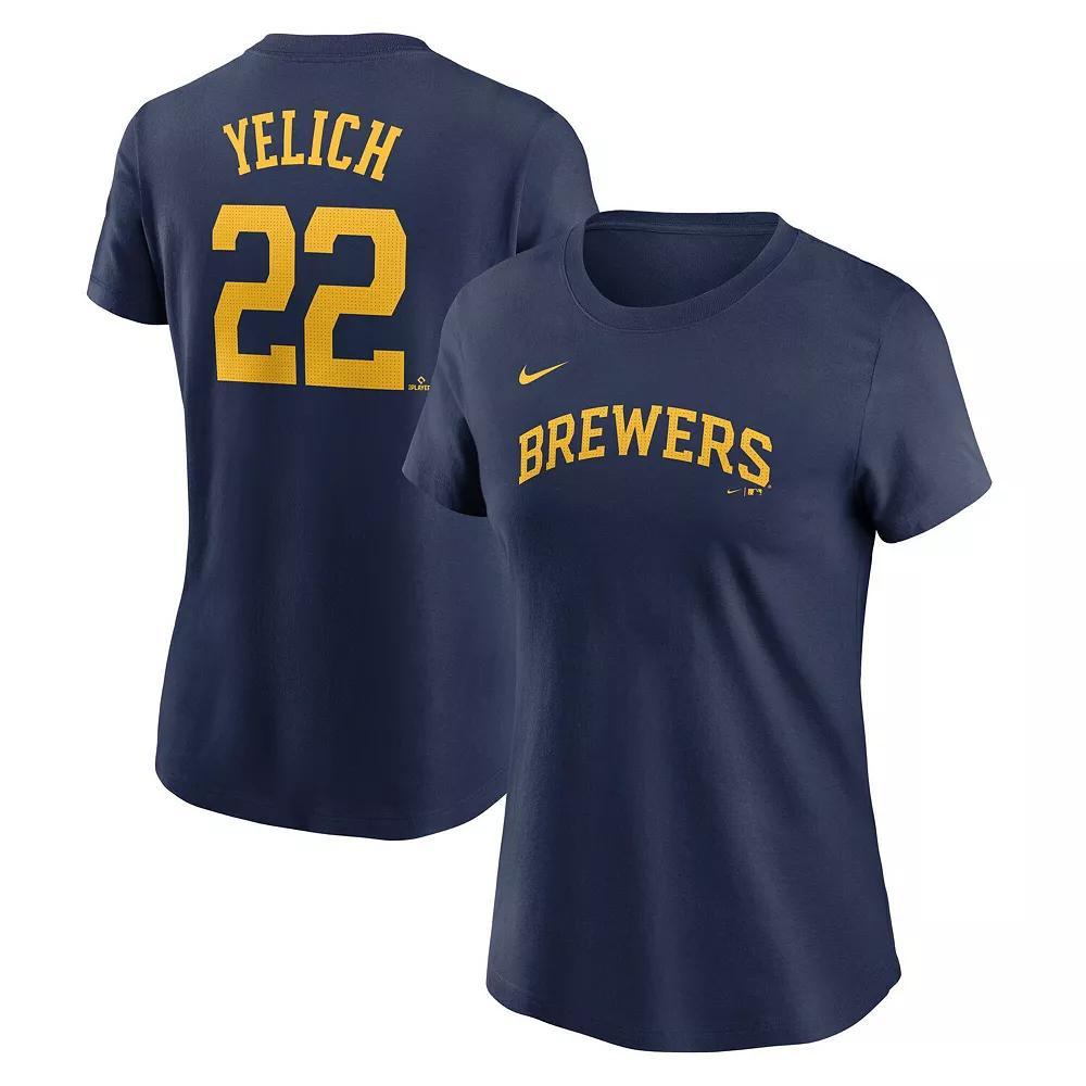 Women's Nike Francisco Lindor Royal New York Mets Fuse Name & Number T-Shirt, Size: Medium, Blue Product Image
