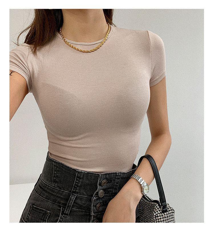 Short-Sleeve Cropped T-Shirt Product Image