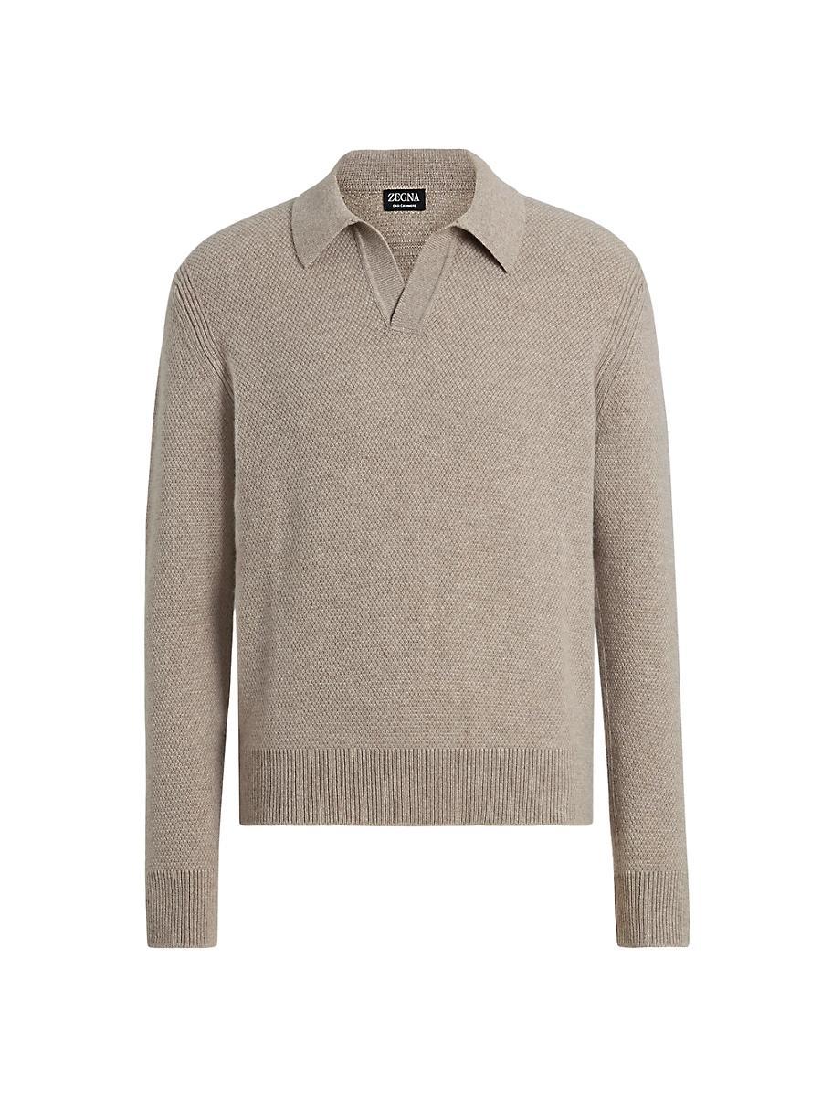 Mens Oasi Cashmere Polo Shirt Product Image
