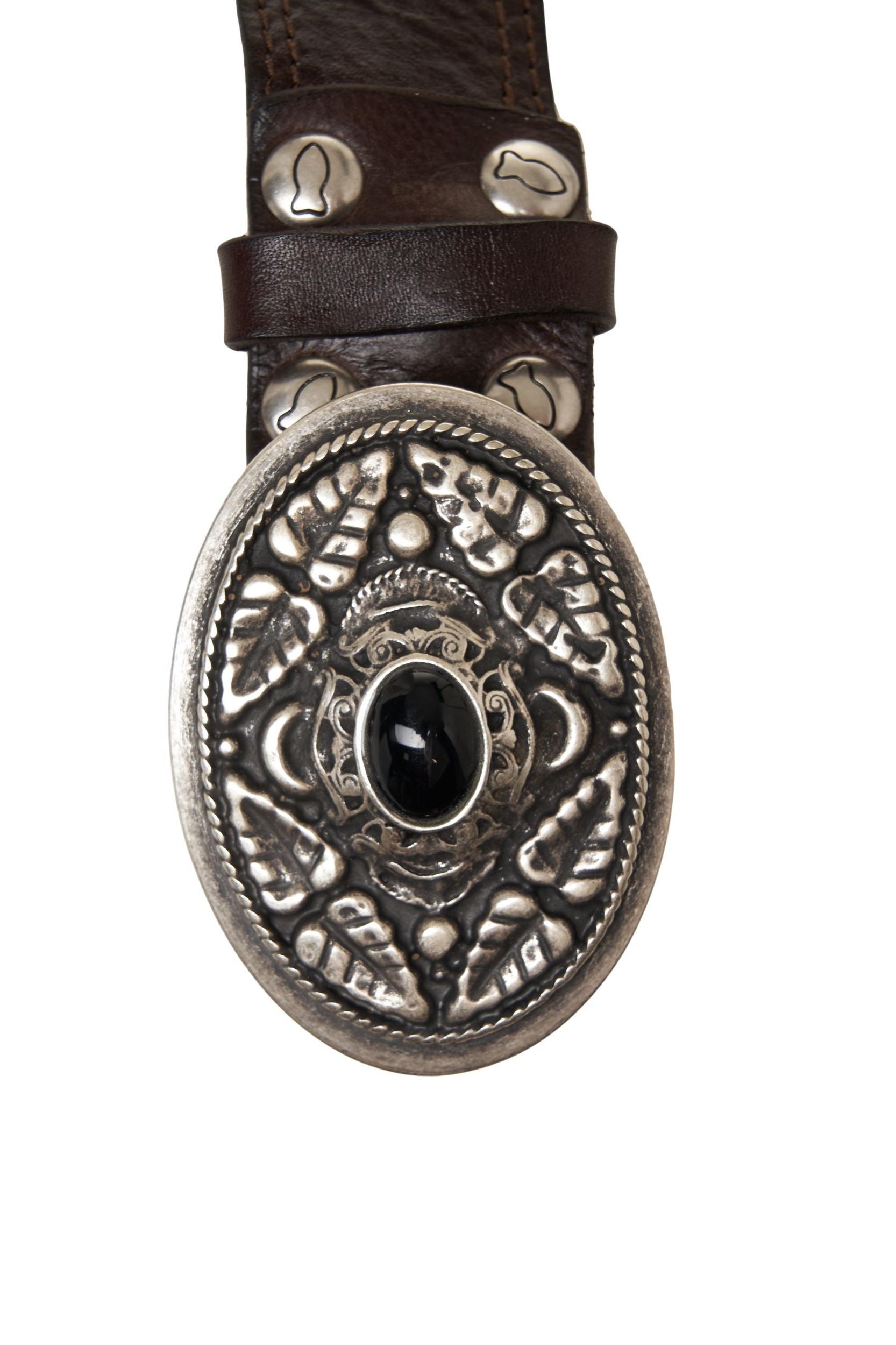 Grained leather belt Product Image