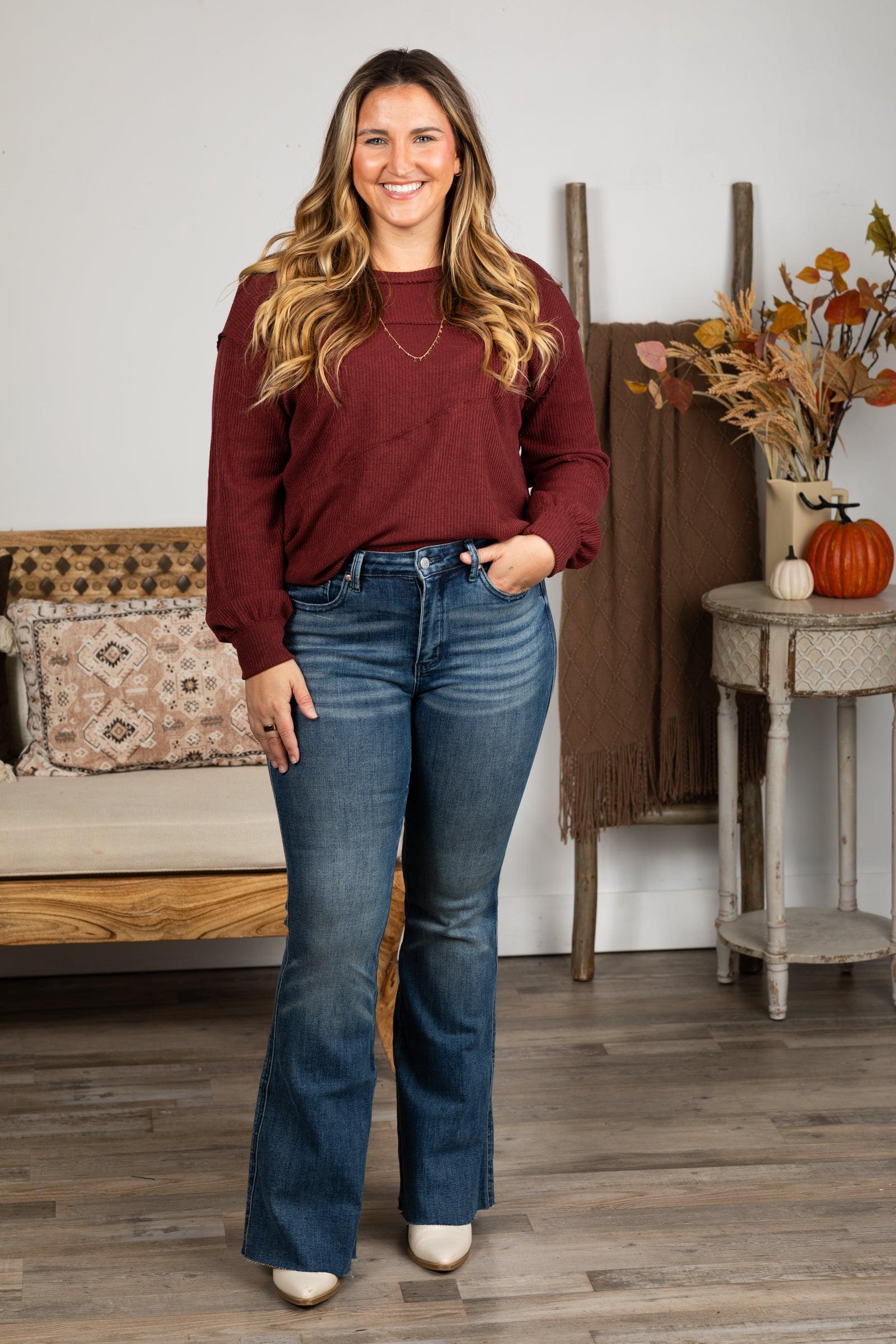 Judy Blue Tummy Control Vintage Flare Jean Product Image
