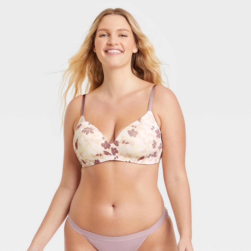 Womens Bliss Lightly Lined Wirefree Bra - Auden Black 38B: Full Coverage, Adjustable Straps Product Image