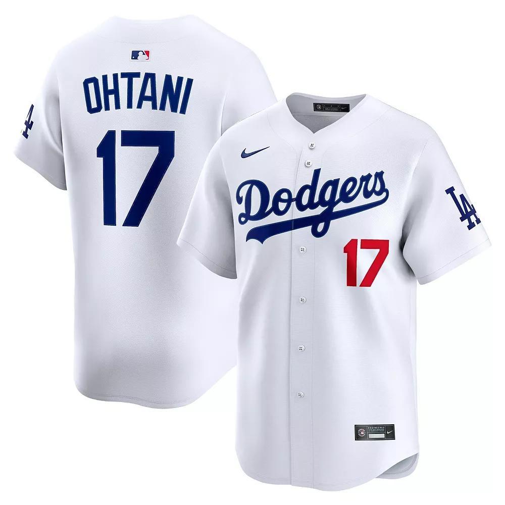 Men's Nike Shohei Ohtani White Los Angeles Dodgers Home Limited Player Jersey, Size: Small Product Image