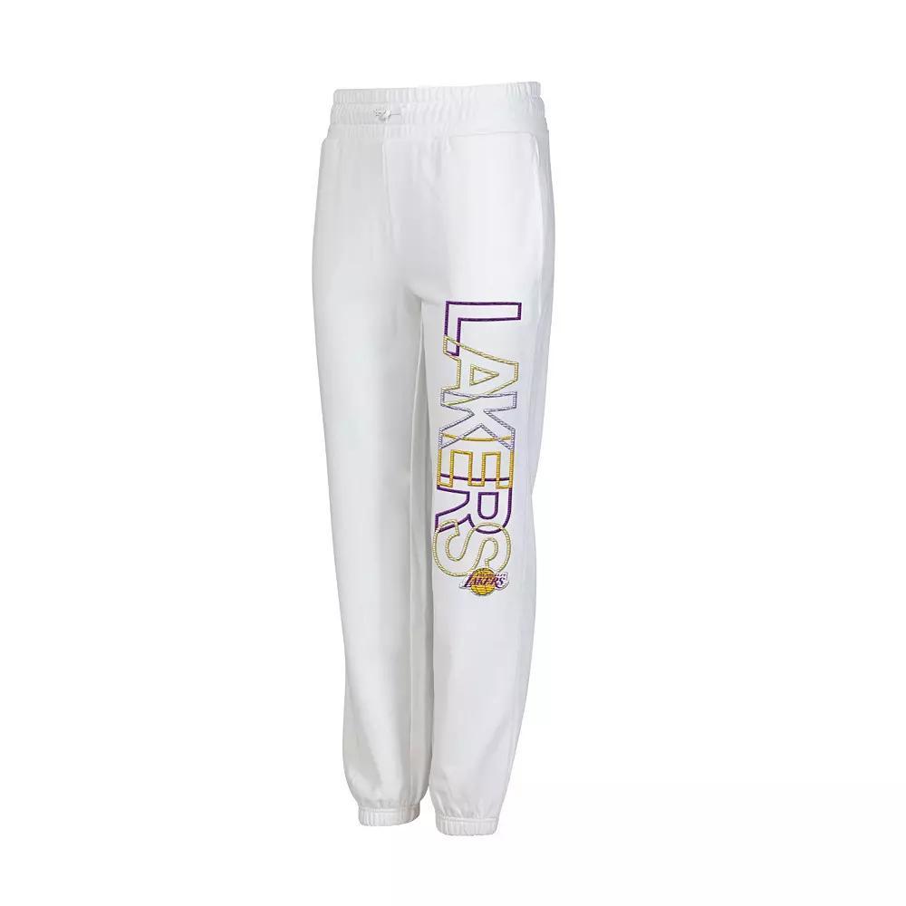 Women's Concepts Sport White Los Angeles Lakers Sunray Pants, Size: XL Product Image