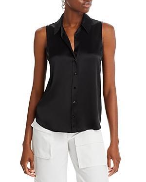 Womens Emmy Sleeveless Silk Blouse Product Image