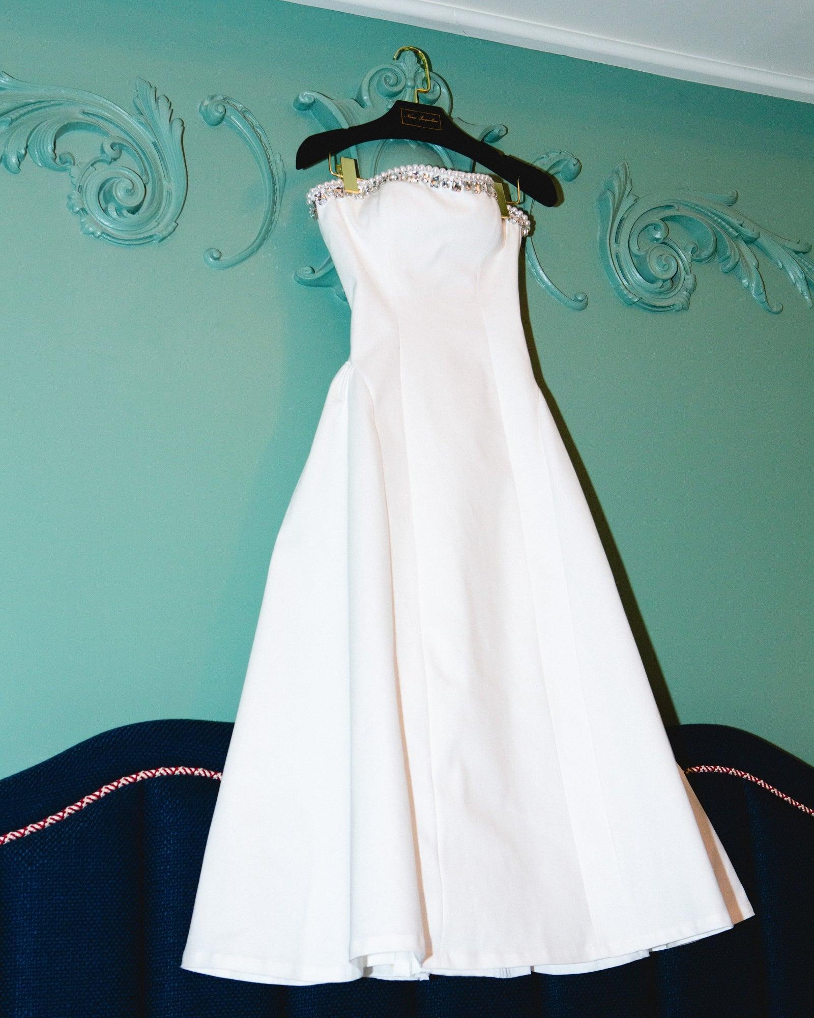 Nicolette Dress (White) Product Image