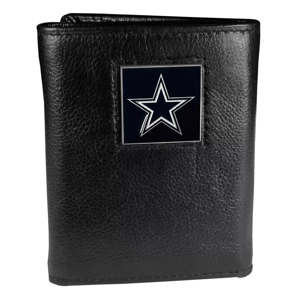 Men's Dallas Cowboys Trifold Wallet, Black Product Image