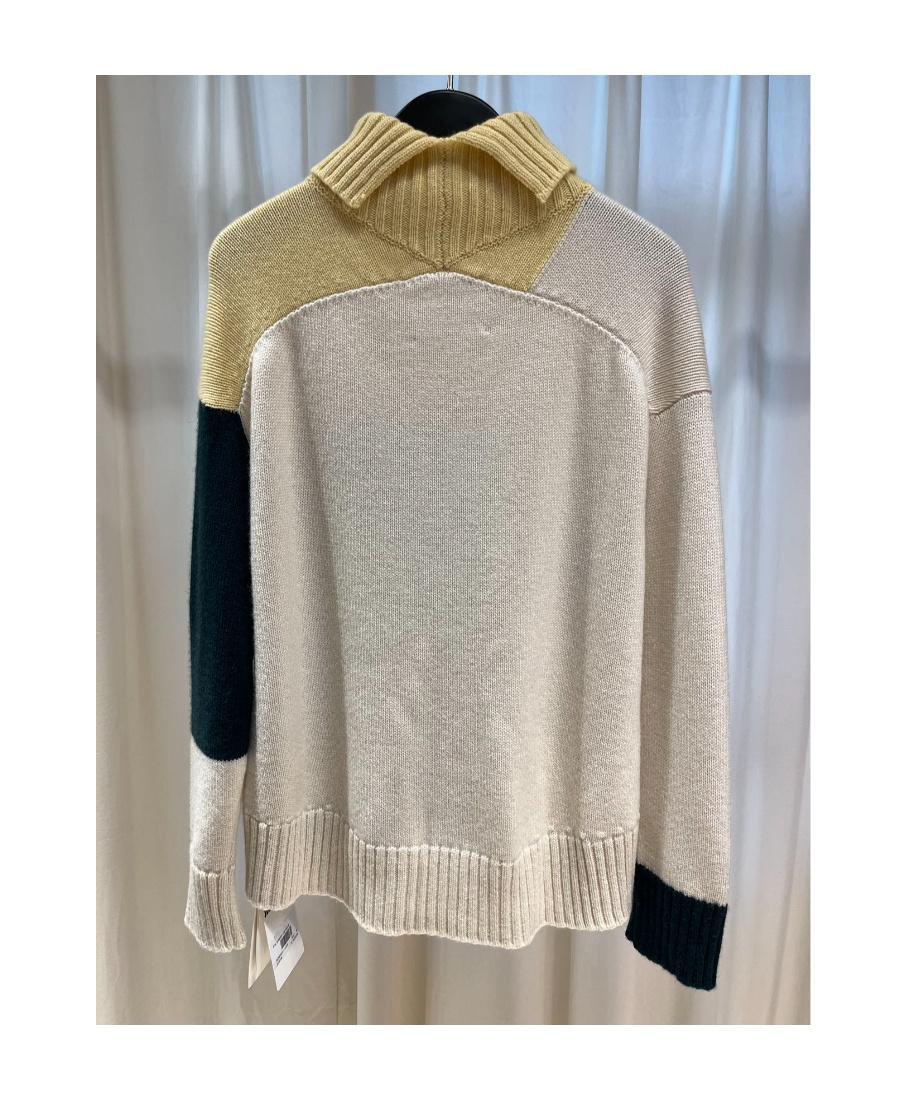 JIL SANDER High-necked Knitted Pullover In Multicolor Product Image