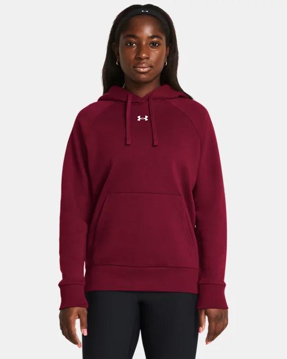 Women's Under Armour Rival Fleece Hoodie, Size: Medium, Green Green Product Image