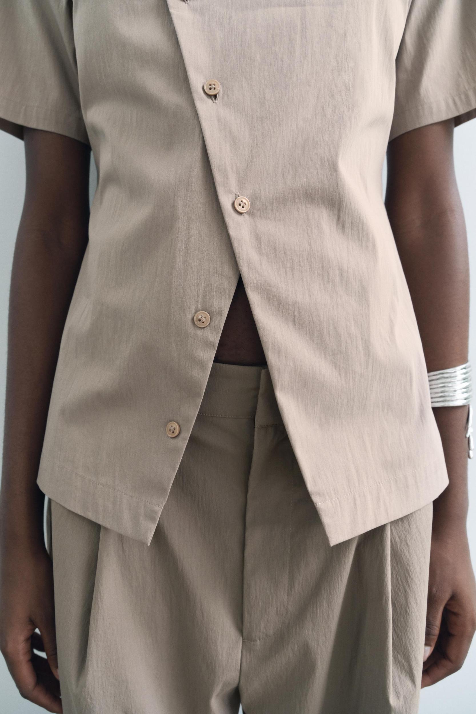 ASYMMETRICAL SHIRT ZW COLLECTION Product Image
