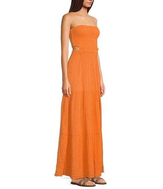 Rip Curl Premium Surf Strapless Open Back Maxi Dress Product Image