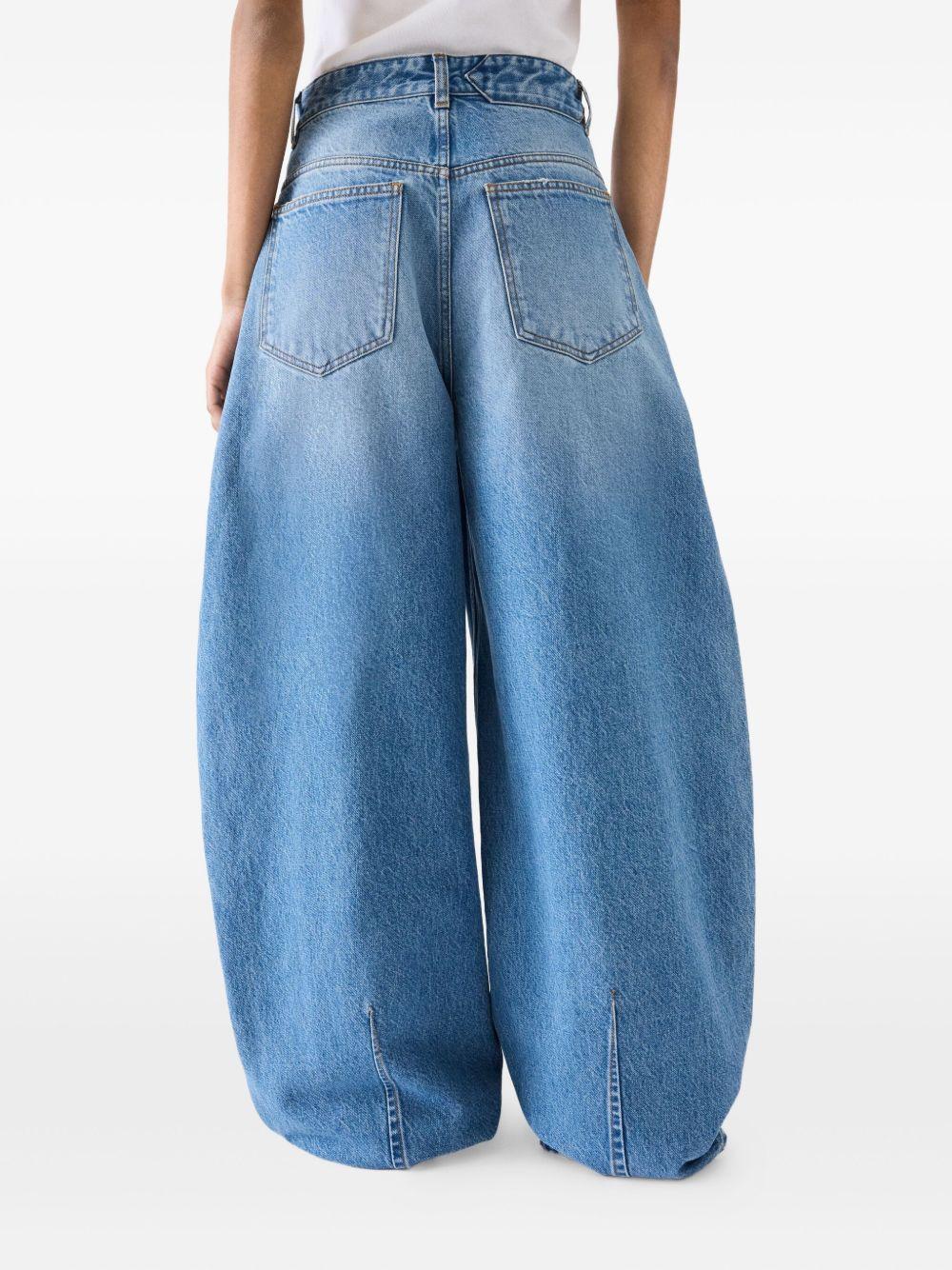Le De-Nîmes Ovalo pleated jeans Product Image