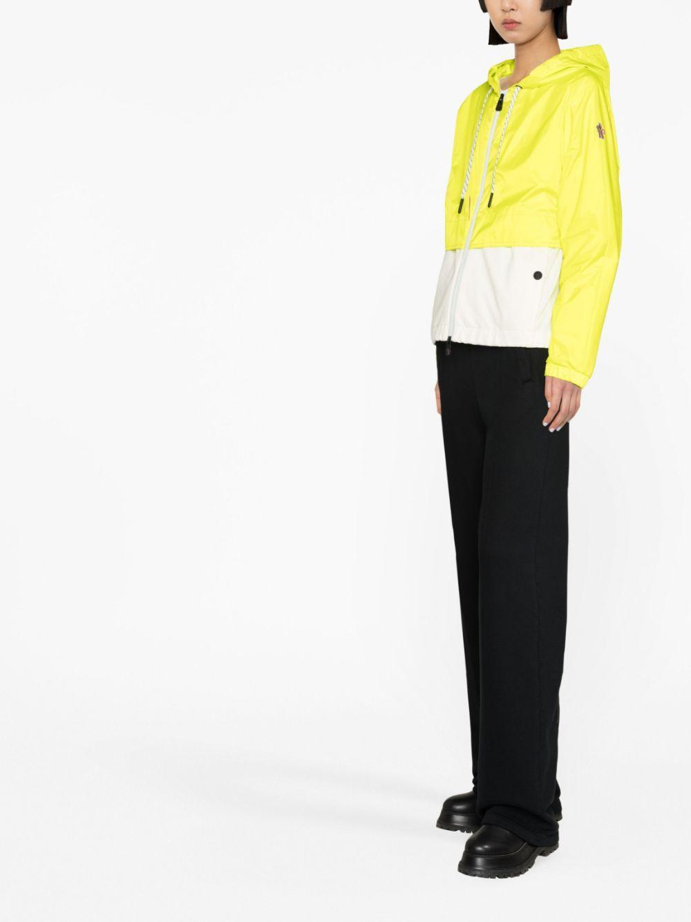 MONCLER Day-namic Two-tone Windbreaker Jacket In White Product Image
