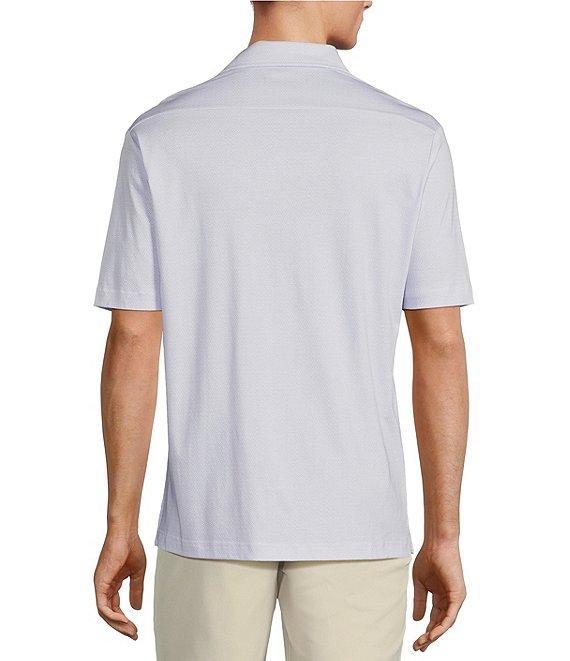 Hart Schaffner Marx HartSoft Short Sleeve Mini Print Coatfront Shirt Product Image