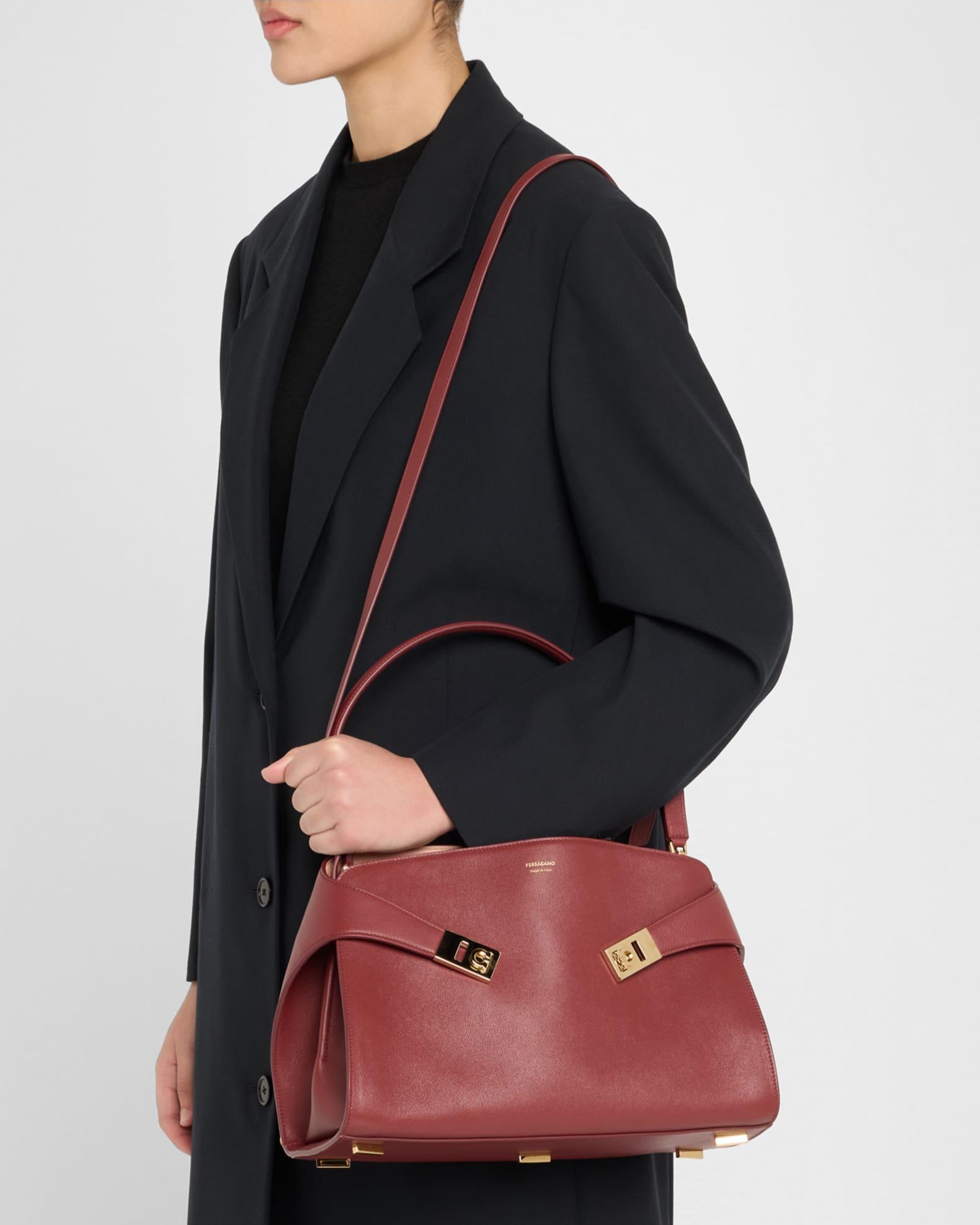 Small Hug Leather Shoulder Bag Product Image