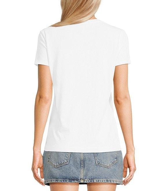 Guess Short Sleeve Graphic Logo Lace T-Shirt Product Image