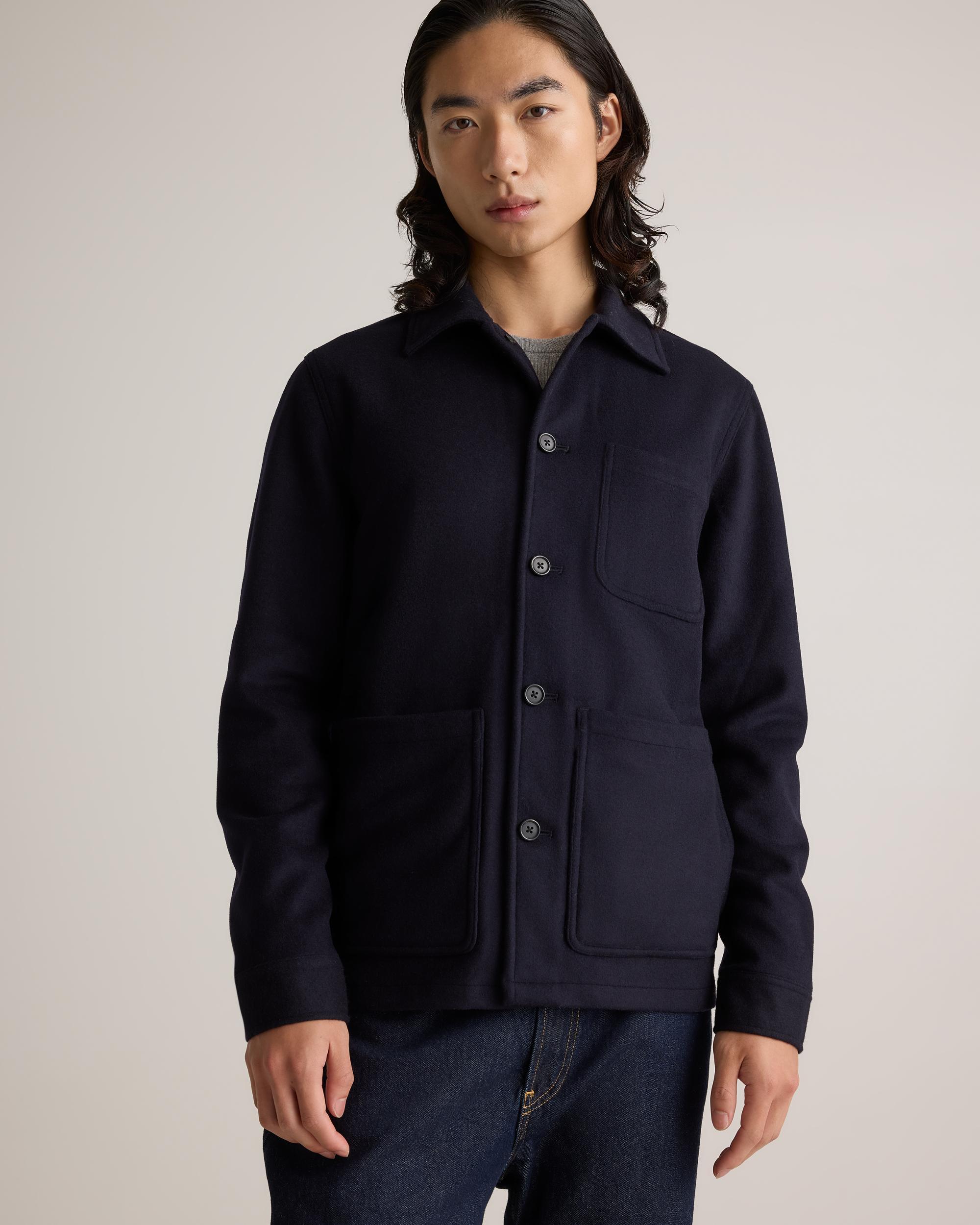 Quince | Men's Italian Wool Chore Jacket Size XL, Wool/Nylon Product Image