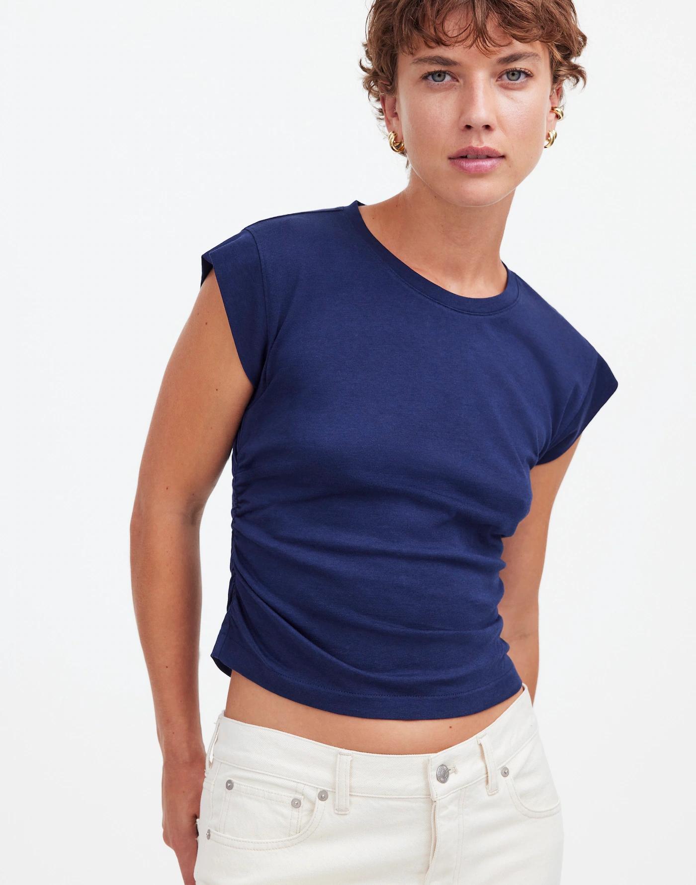 Side-Cinch Muscle Tee Product Image