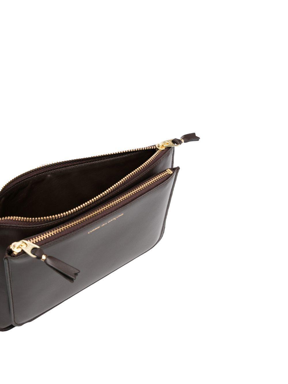 double-compartment leather wallet Product Image