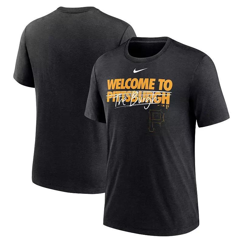 Men's Nike Heather Charcoal San Francisco Giants We Are All Tri-Blend T-Shirt, Size: XL Product Image