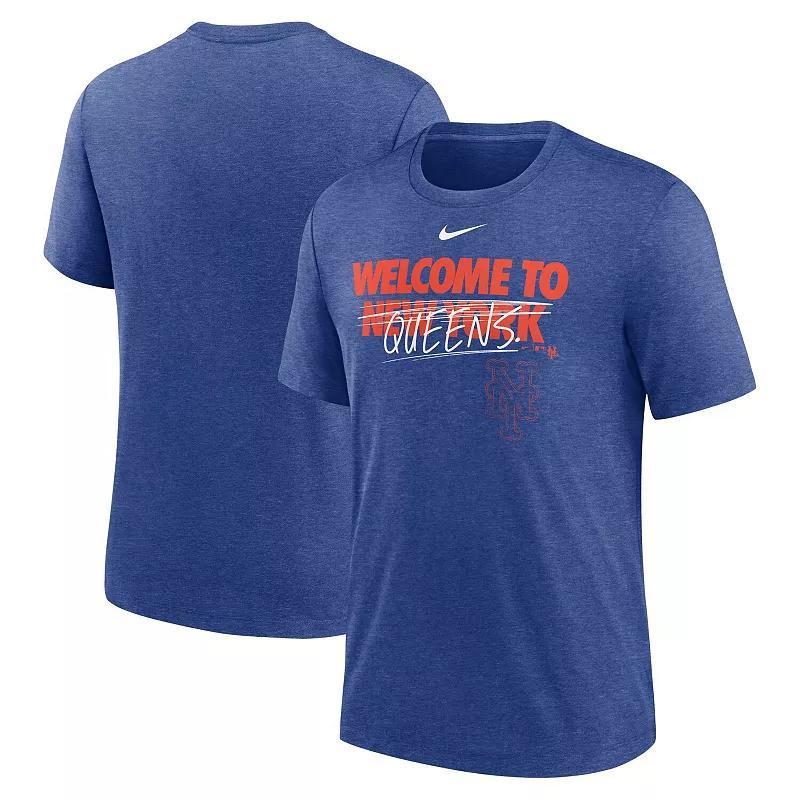 Men's Nike Heather Charcoal San Francisco Giants We Are All Tri-Blend T-Shirt, Size: XL Product Image