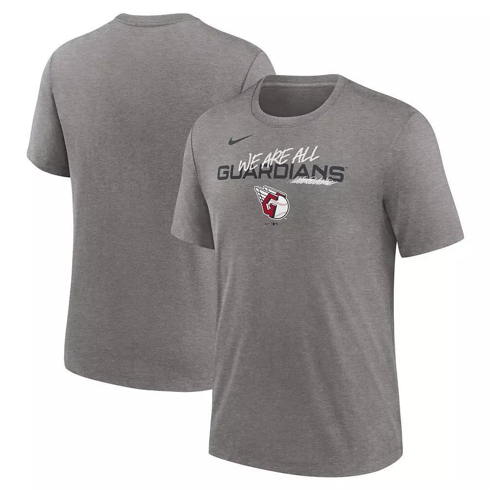 Men's Nike Heather Charcoal San Francisco Giants We Are All Tri-Blend T-Shirt, Size: XL Product Image