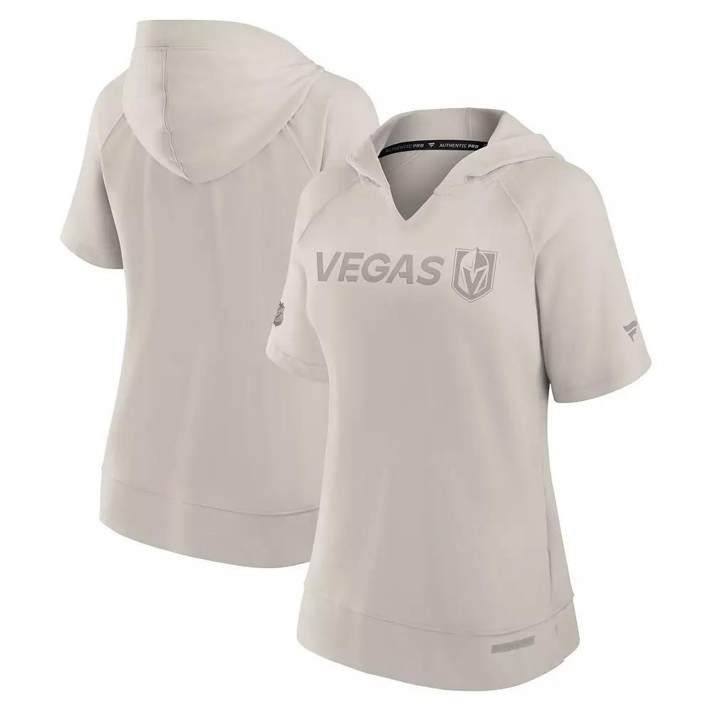 Women's Fanatics Cream Vegas Golden Knights Authentic Pro Road Fashion Top, Size: 2XL, Lvk Beige Product Image
