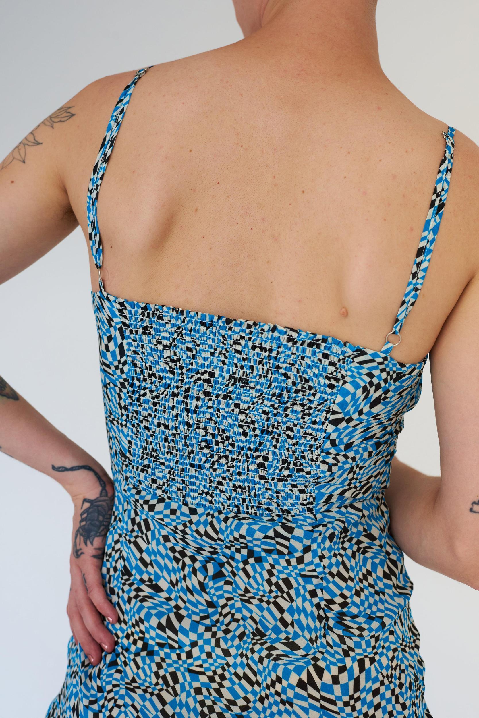 Claudia Dress - Piscine Check Product Image