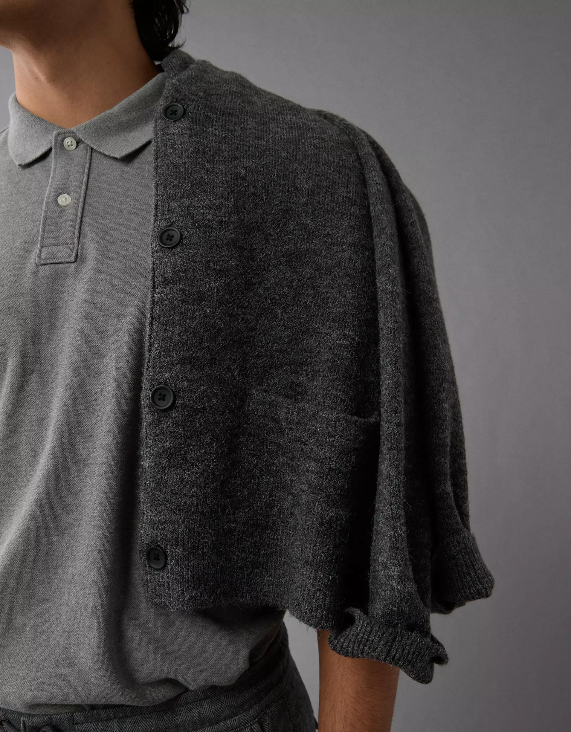 AE Long-Sleeve V-Neck Cardigan Product Image