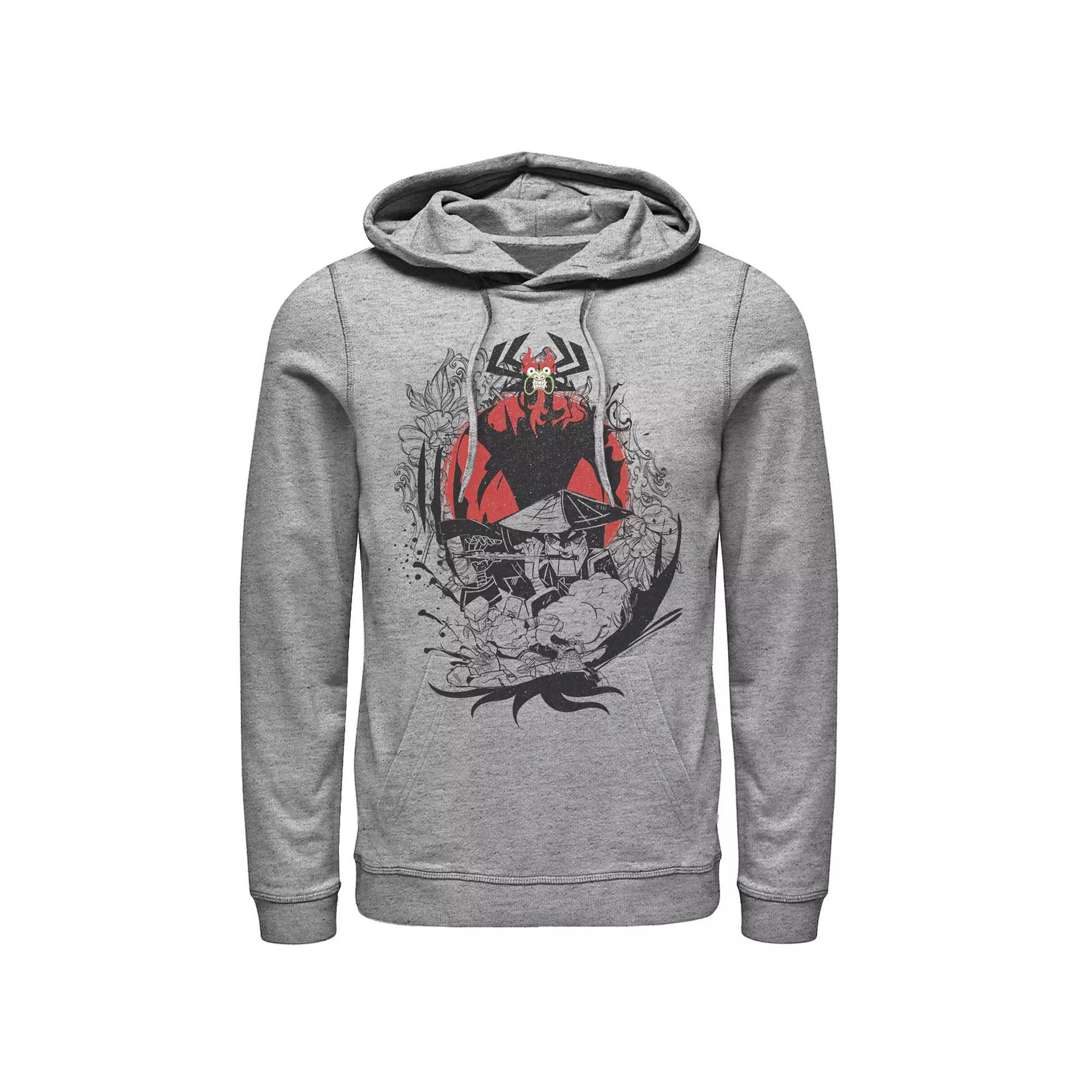 Men's Cartoon Network Samurai Jack Hoodie, Size: Large, Athletic Grey Product Image