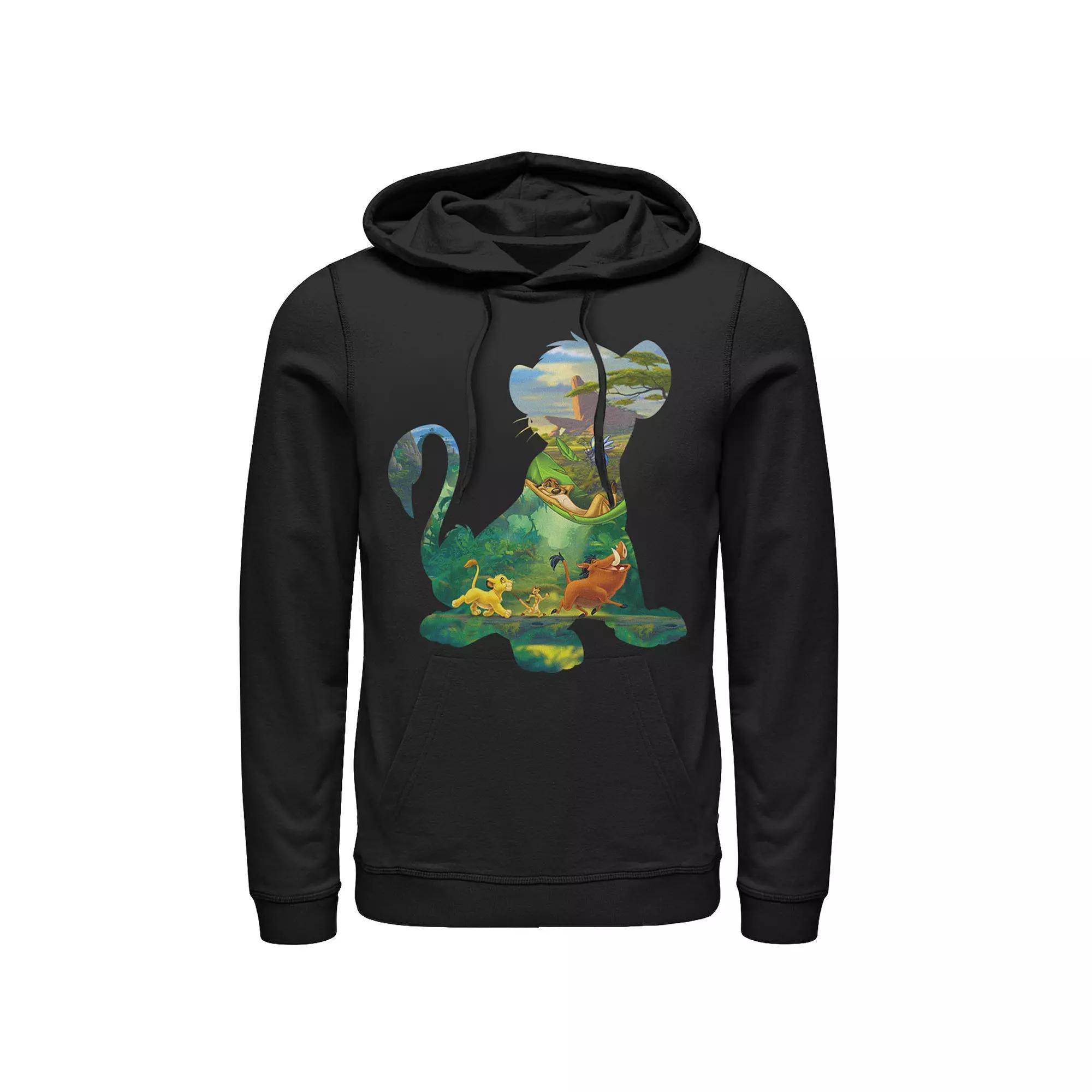 Men's Tom And Jerry Fight Scene Comic Panels Hoodie, Size: Medium, Athletic Grey Product Image