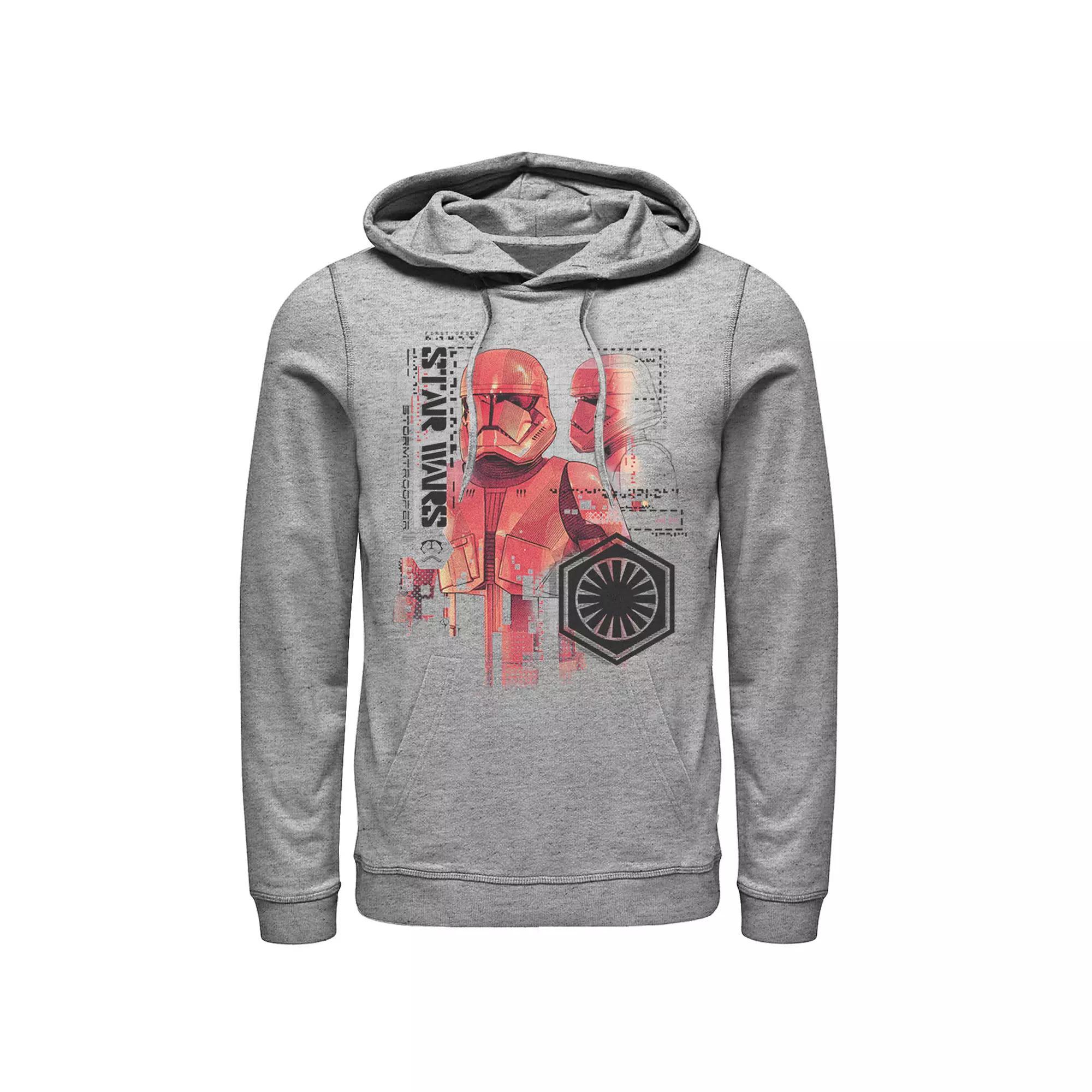 Mens Star Wars The Rise of Skywalker Sith Trooper Schematic Pullover Hoodie Product Image