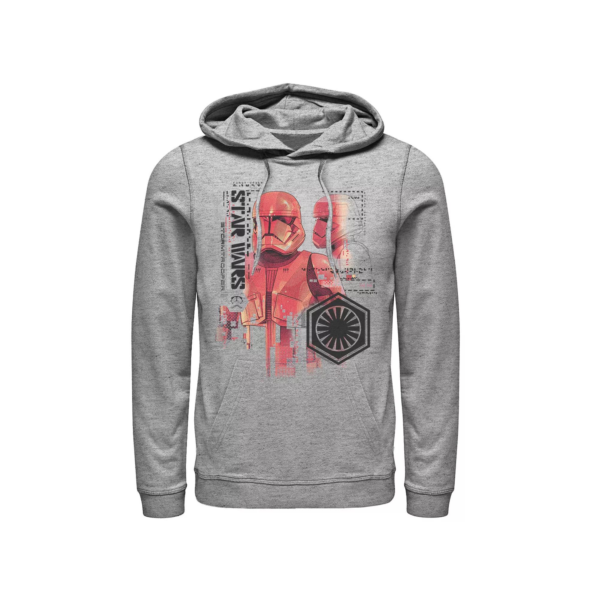Men's DC Comics Superman Daily Planet Skyline Flying Poster Hoodie, Size: 3XL, Athletic Grey Product Image
