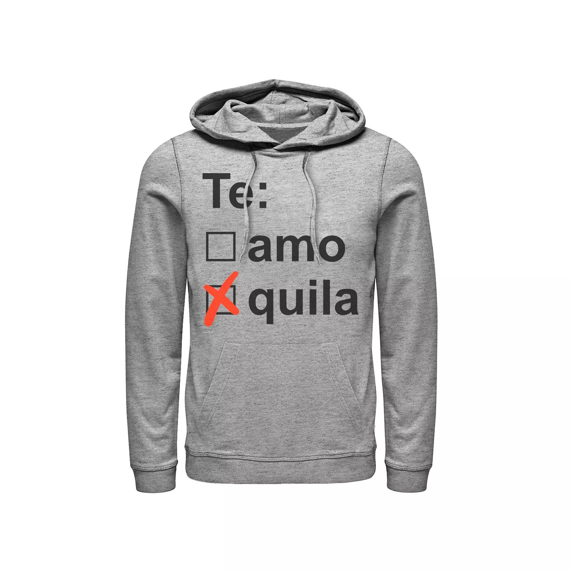 Mens Gonzales Tequilla Check List Hoodie Athletic Grey Product Image
