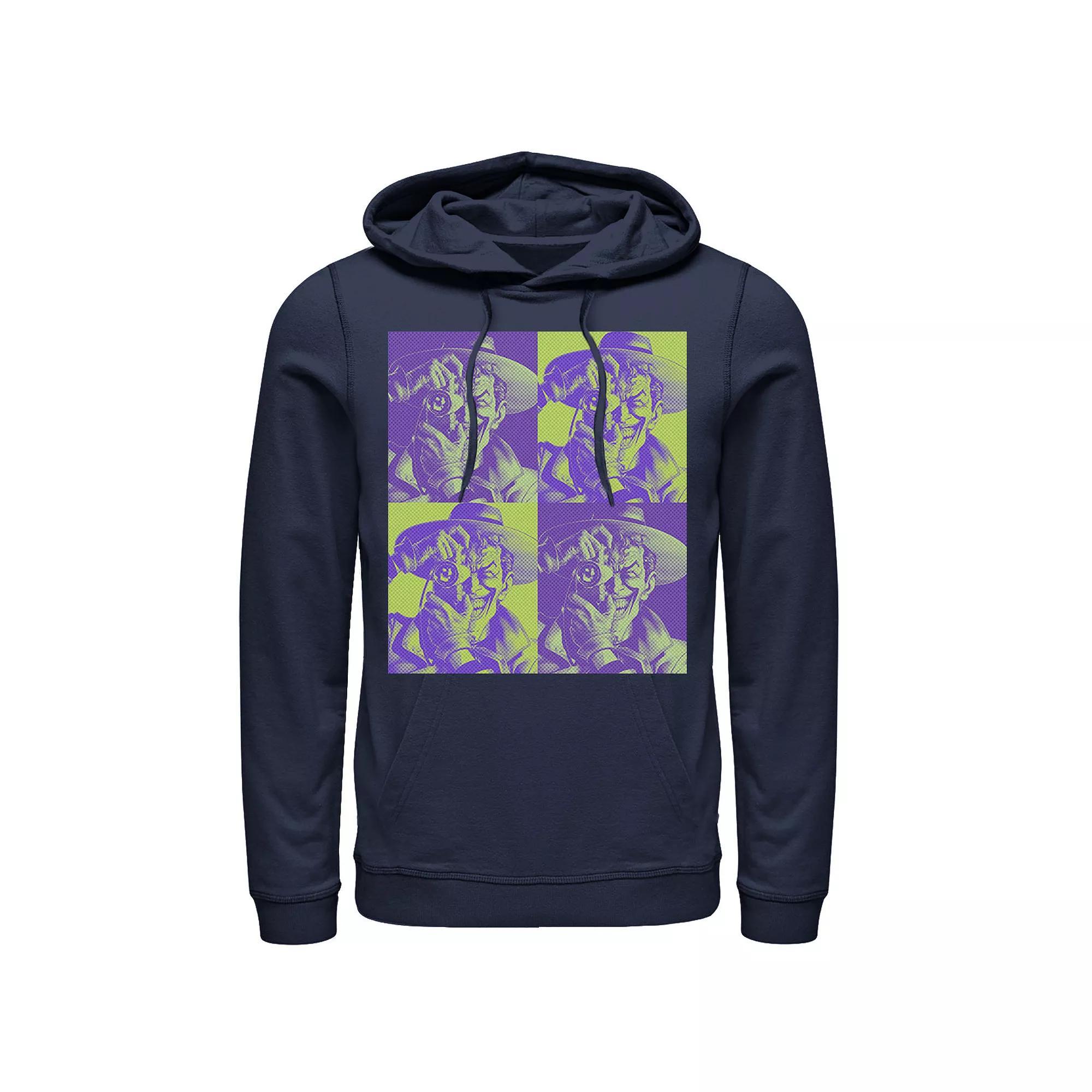 Mens DC Comics Batman Basic Chest Logo Hoodie Grey Heather Product Image