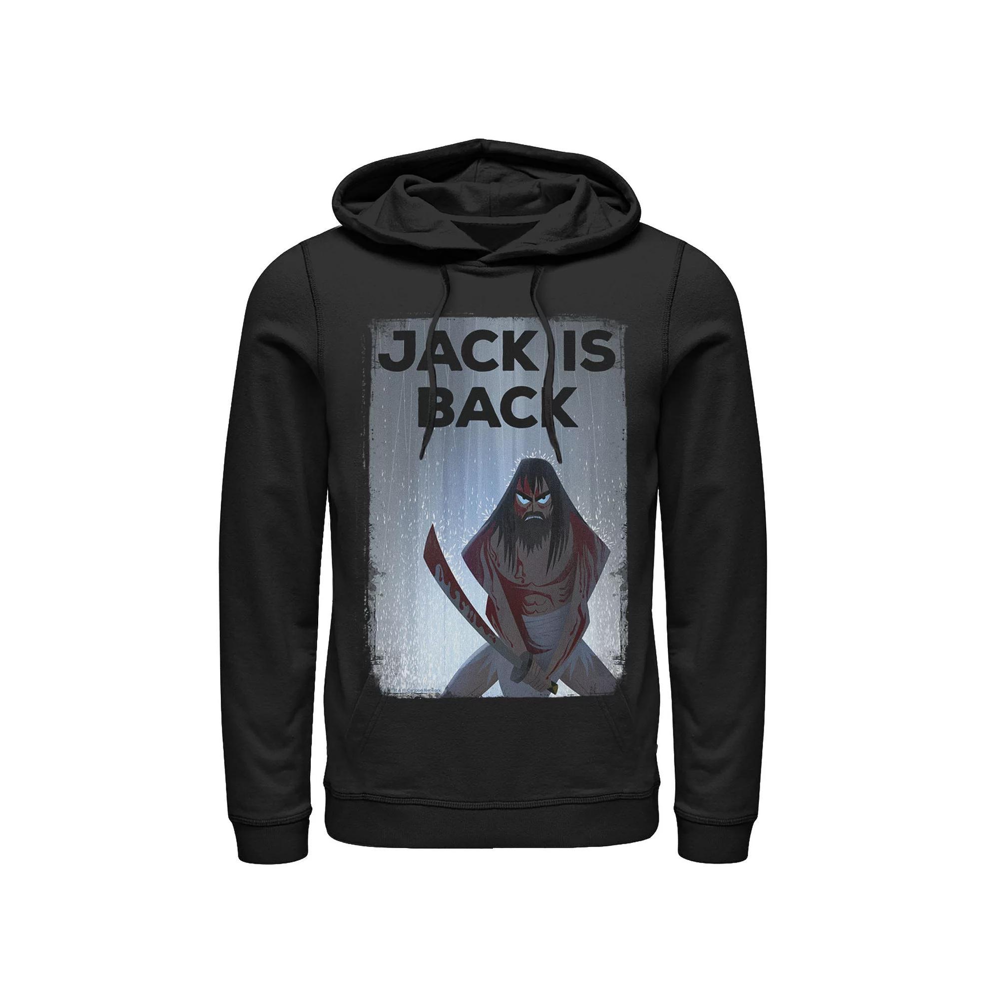 Men's Cartoon Network Samurai Jack The Jack Is Back Rainwaters Hoodie, Size: 3XL, Blue Product Image