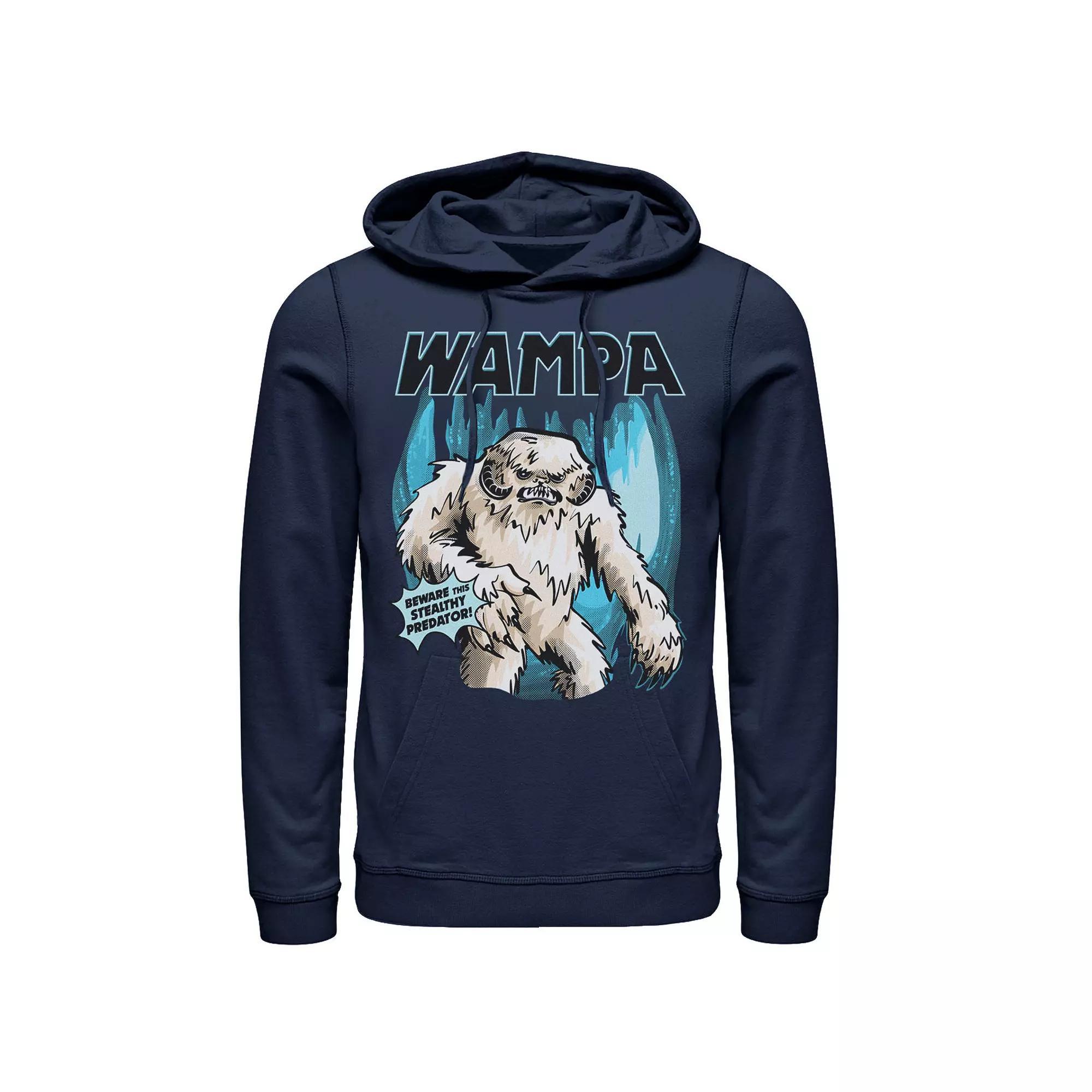 Men's Star Wars Wampa Beware This Stealthy Predator Hoodie, Size: 3XL, Blue Product Image
