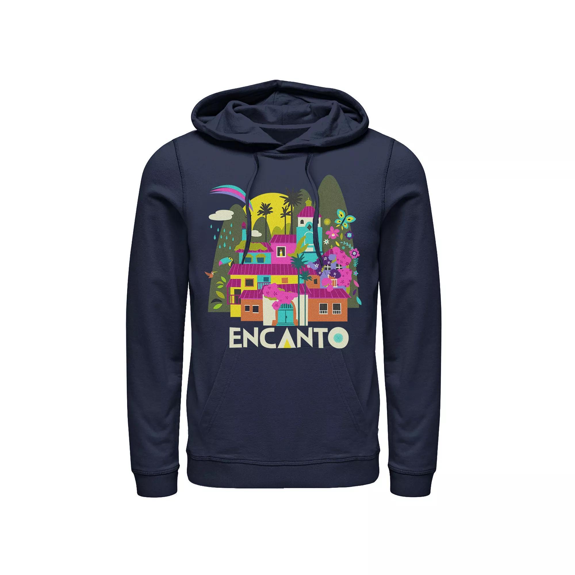 Disneys Encanto Mens Village Portrait Hoodie Blue Product Image