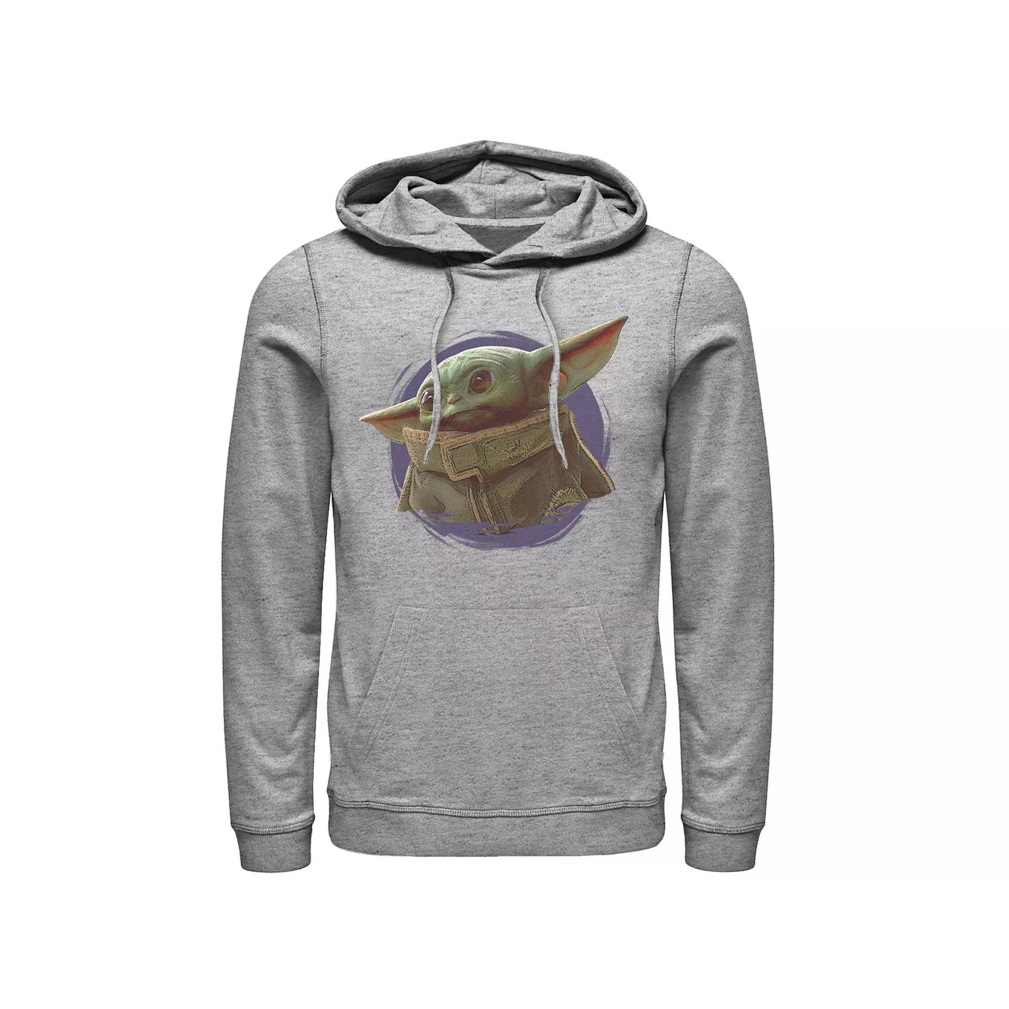 Men's Jurassic Park Checkerboard T-Rex Panel Hoodie, Size: XL, Athletic Grey Product Image