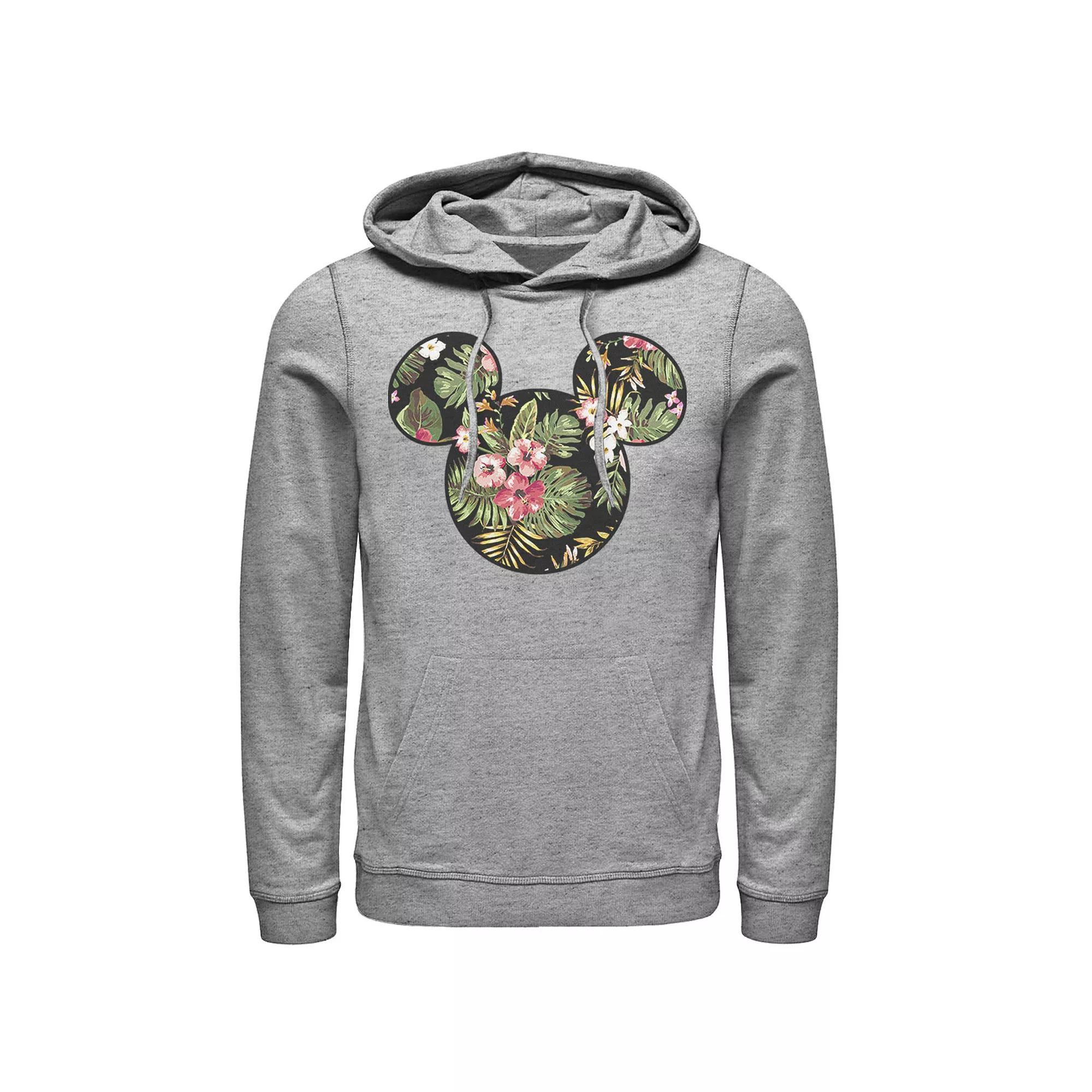 Disney's Mickey And Friends Minnie Mouse Silhouette Men's Hoodie, Size: XL, Athletic Grey Product Image