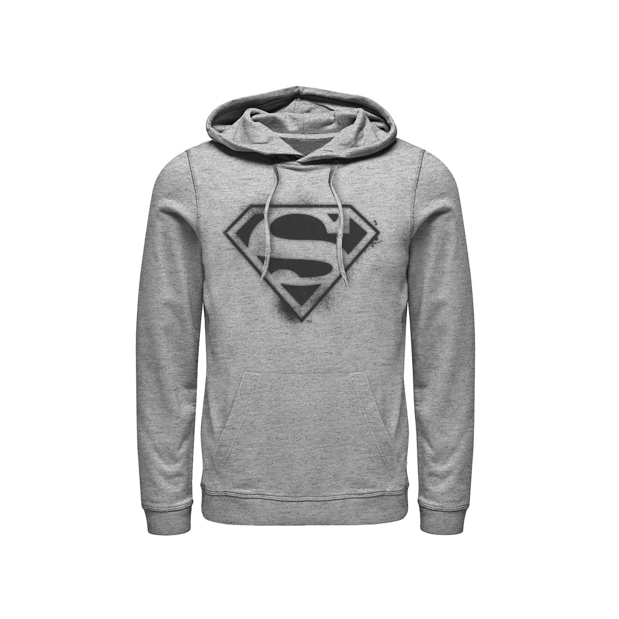 Mens Marvel Avengers Endgame Flying Heroes Logo Hoodie Athletic Grey Product Image