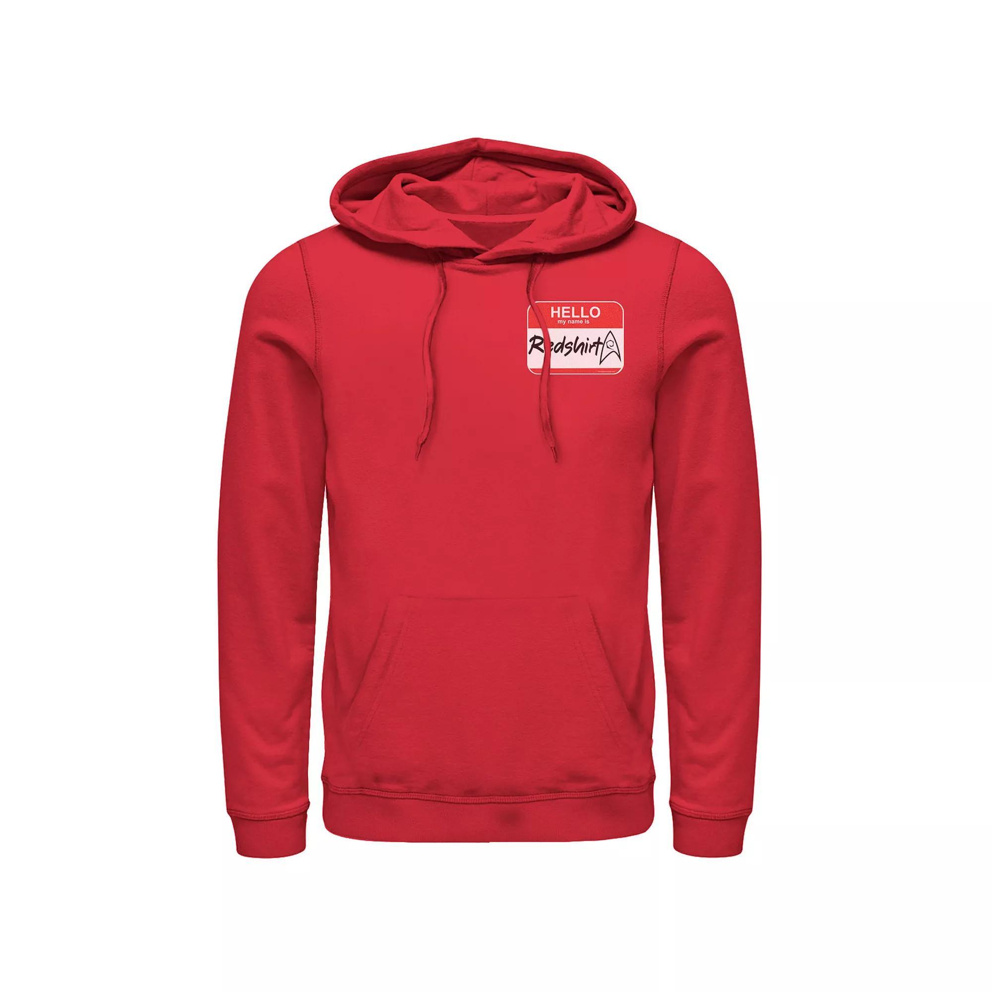 Men's Jurassic Park Velociraptor Tears Through Graphic Pullover Hoodie, Size: Large, Red Product Image