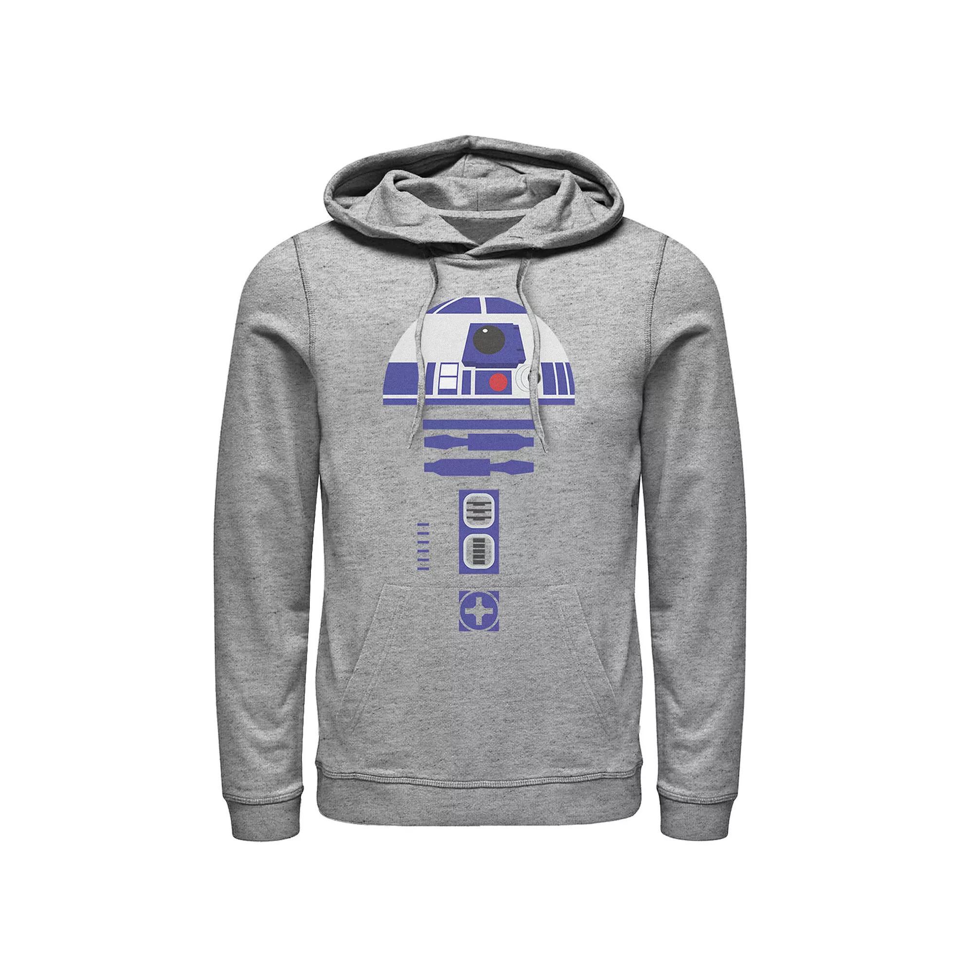 Men's Star Wars R2-D2 Costume Hoodie, Size: Small, Athletic Grey Product Image