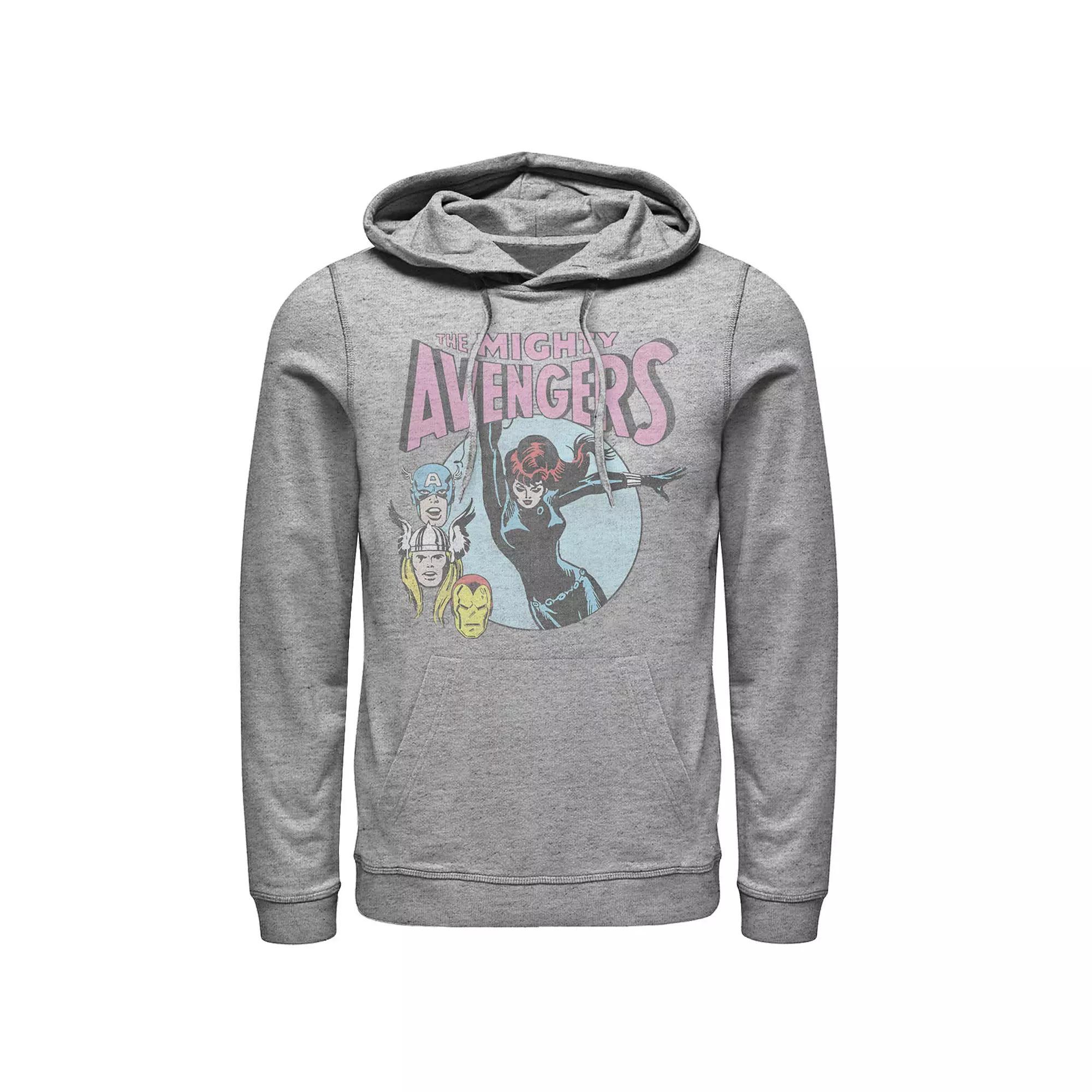 Men's Cartoon Network Adventure Time Finn The Hero Sword And Shield Banner Hoodie, Size: 3XL, Black Product Image
