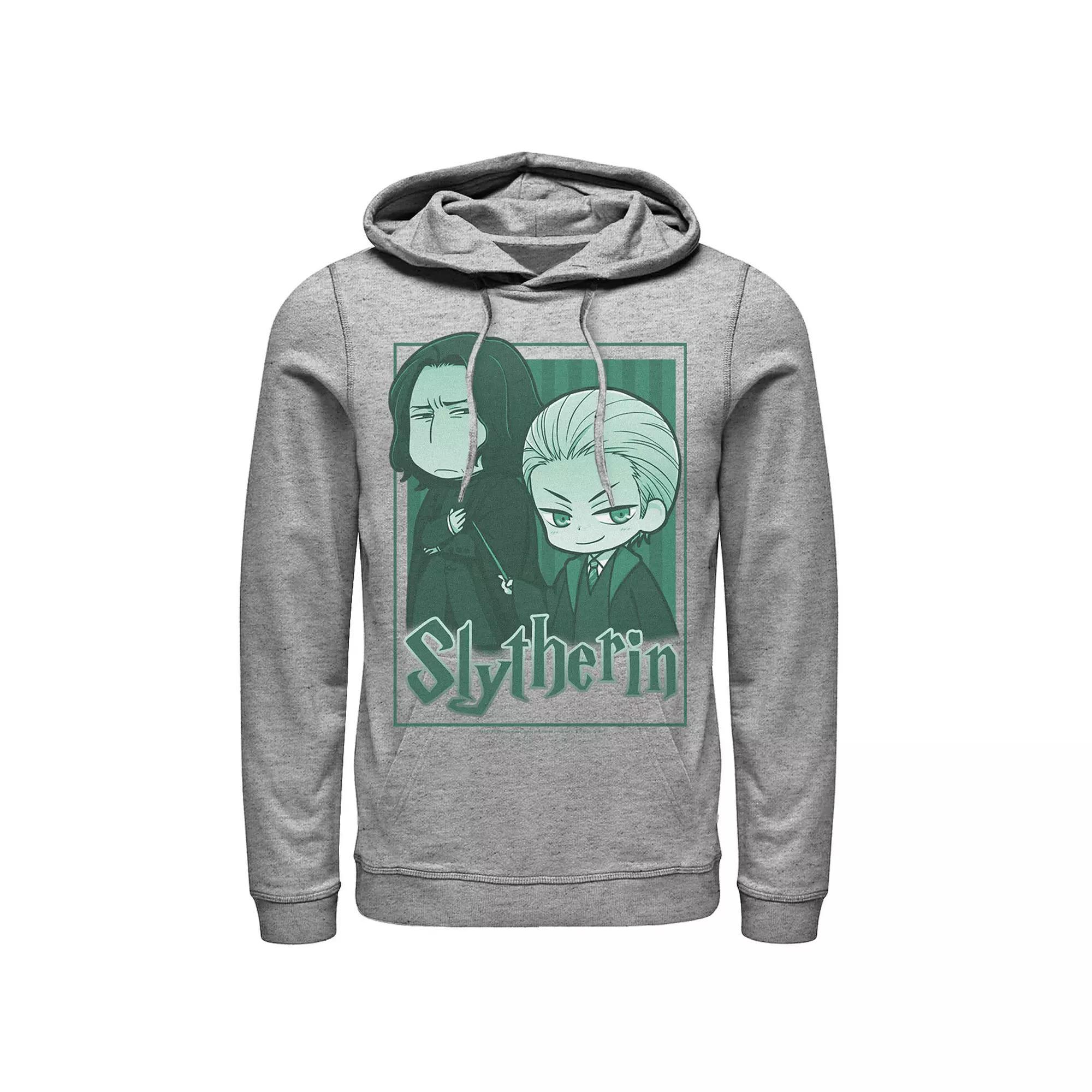 Men's Harry Potter Slytherin Snape & Draco Anime Hoodie, Size: Large, Athletic Grey Product Image