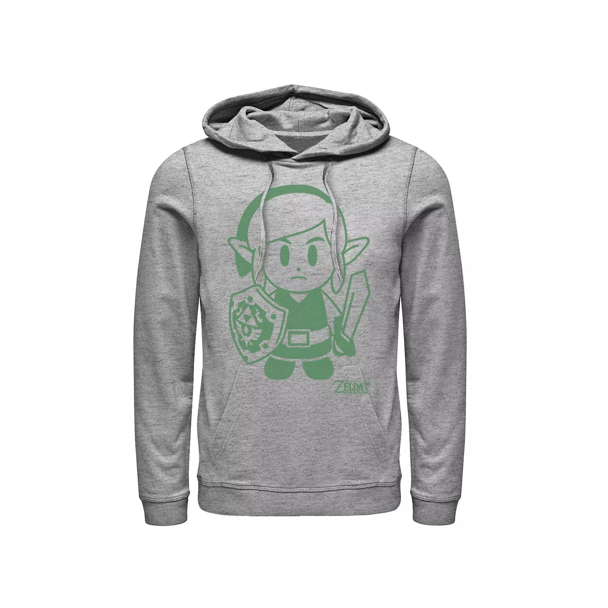 Men's Cartoon Network Adventure Time Jake The Dog Land Of Ooo Hoodie, Size: Small, Athletic Grey Product Image