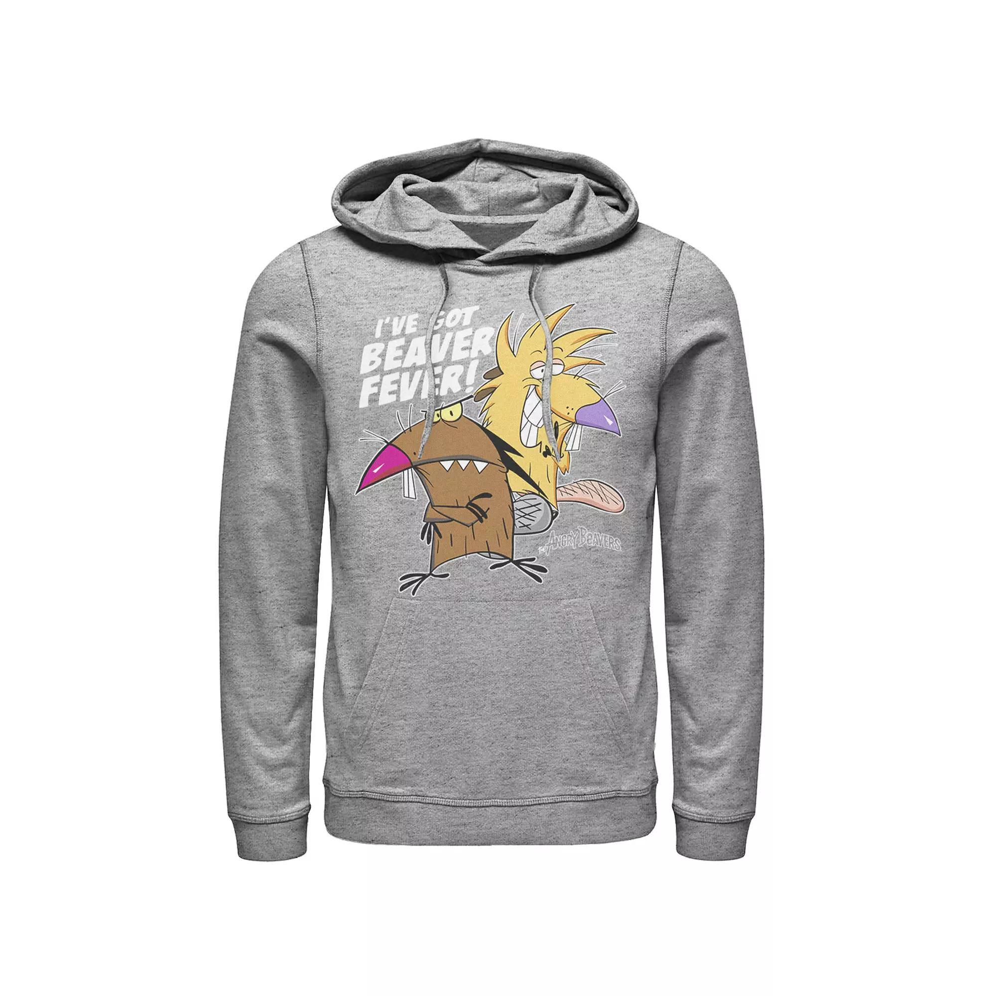 Mens Jurassic Park Orange Hue T-Rex Portrait Logo Hoodie Athletic Grey Product Image